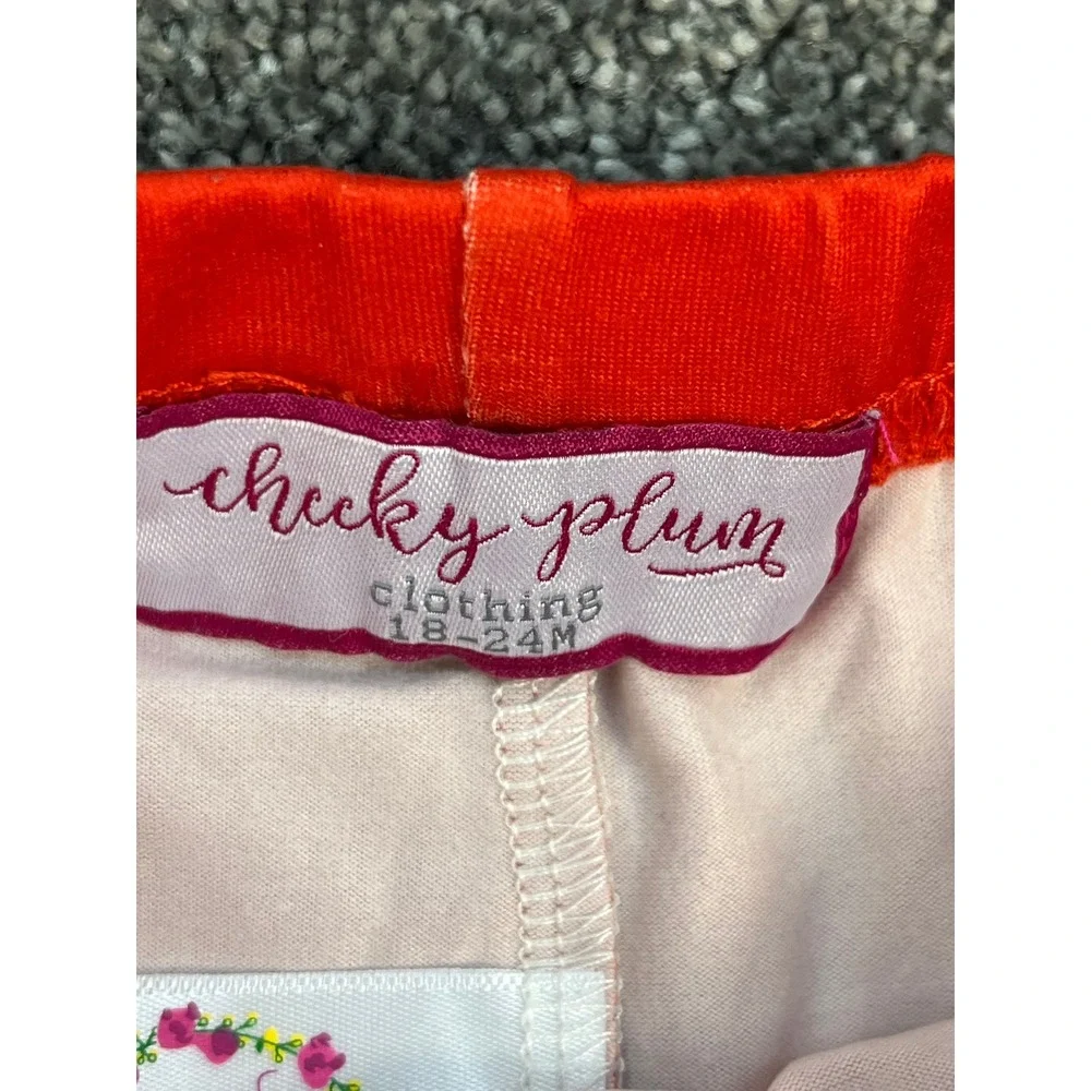 Cheeky Plum NWT Christmas Tunic and Red Ruffle Legging Set Girls 18-24M